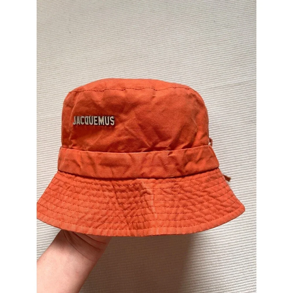 JACQUEMUS Le Bob Gadjo Bucket Hat in Orange